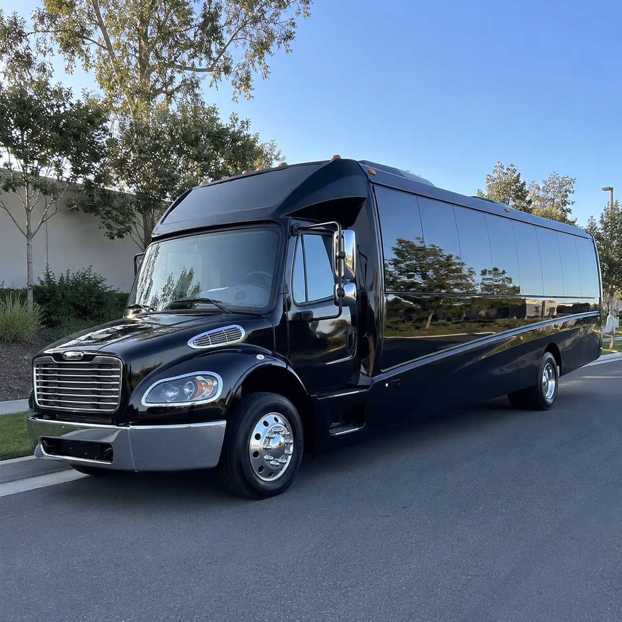 Durham Airport Shuttle & Transportation party bus exterior