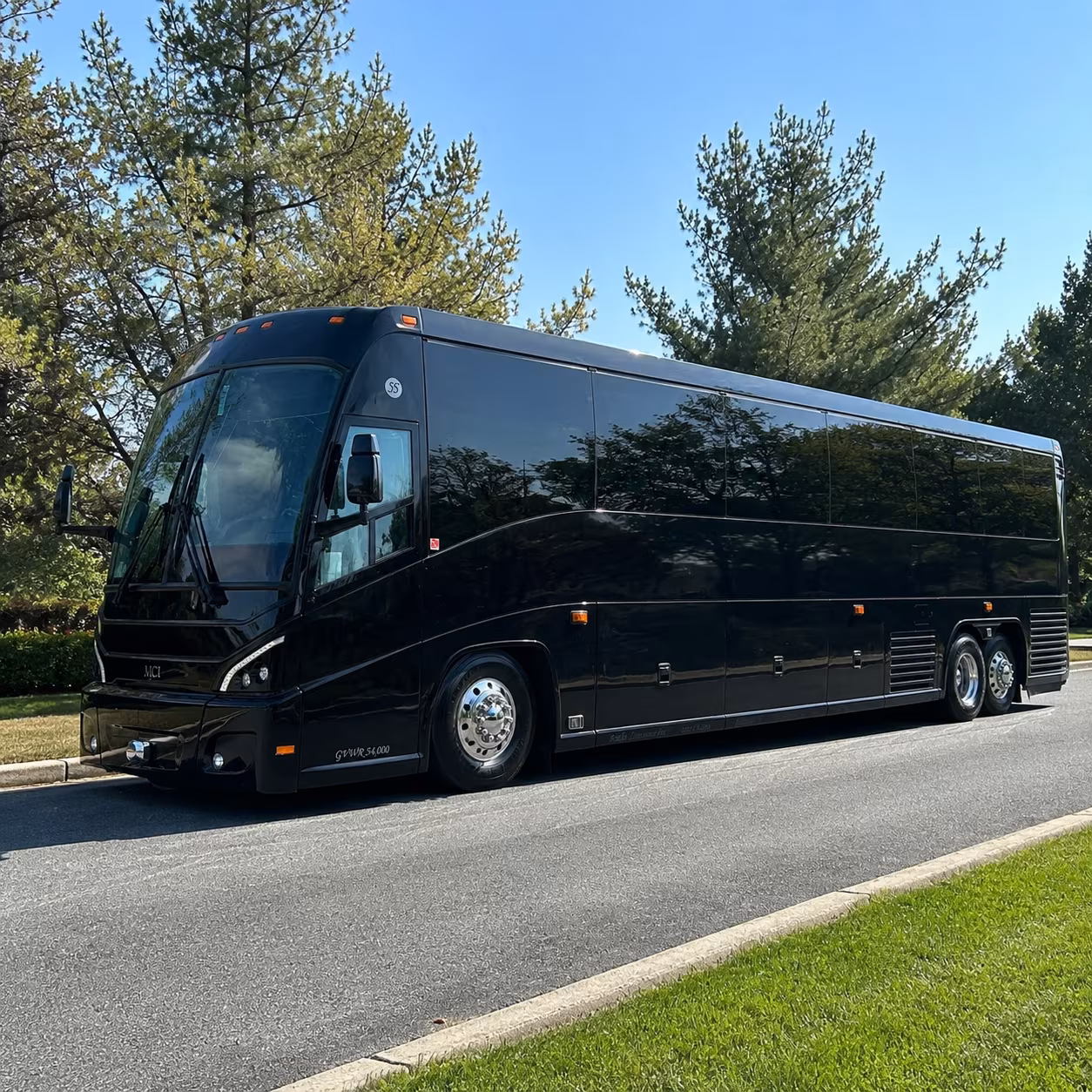 Durham Airport Shuttle & Transportation party bus exterior