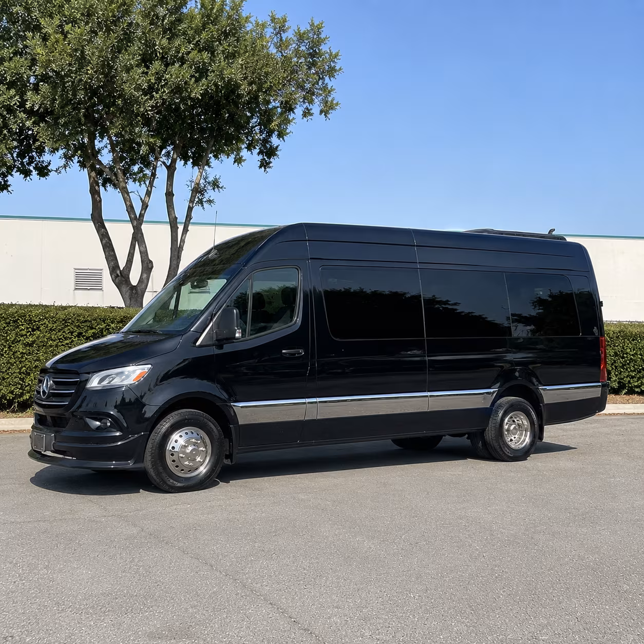Durham Airport Shuttle & Transportation party bus exterior