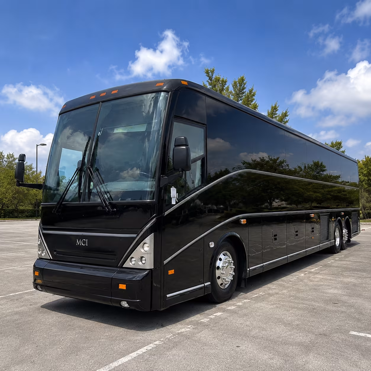Durham Airport Shuttle & Transportation party bus exterior