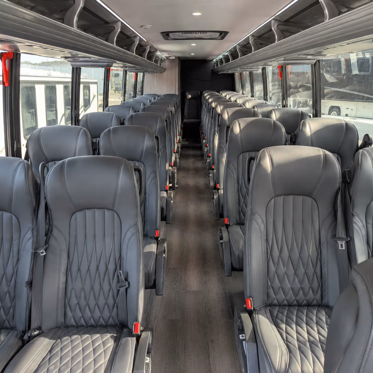 Durham Airport Shuttle & Transportation party bus exterior
