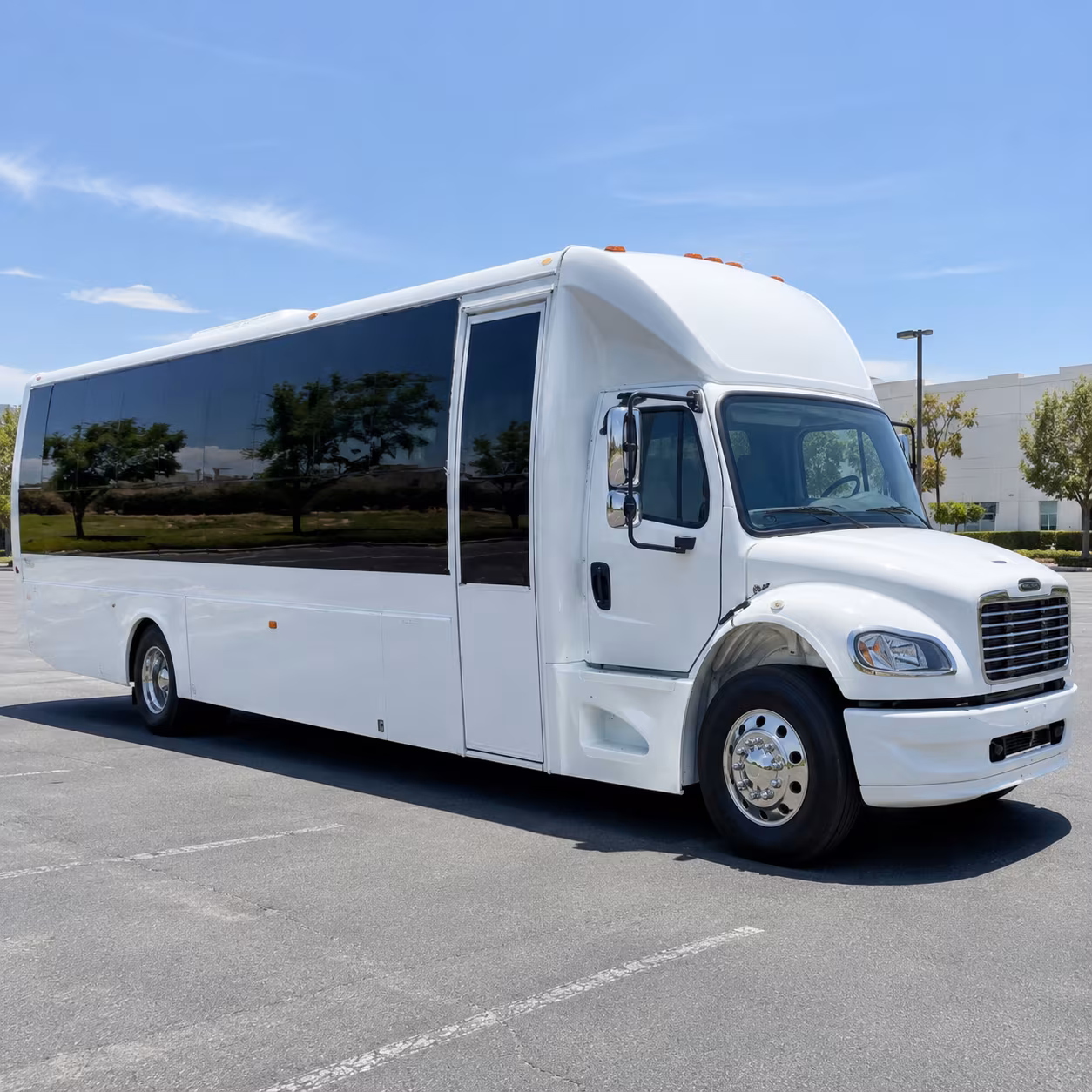 Durham Birthday, Sweet 16, & Quinceañera Transportation party bus exterior