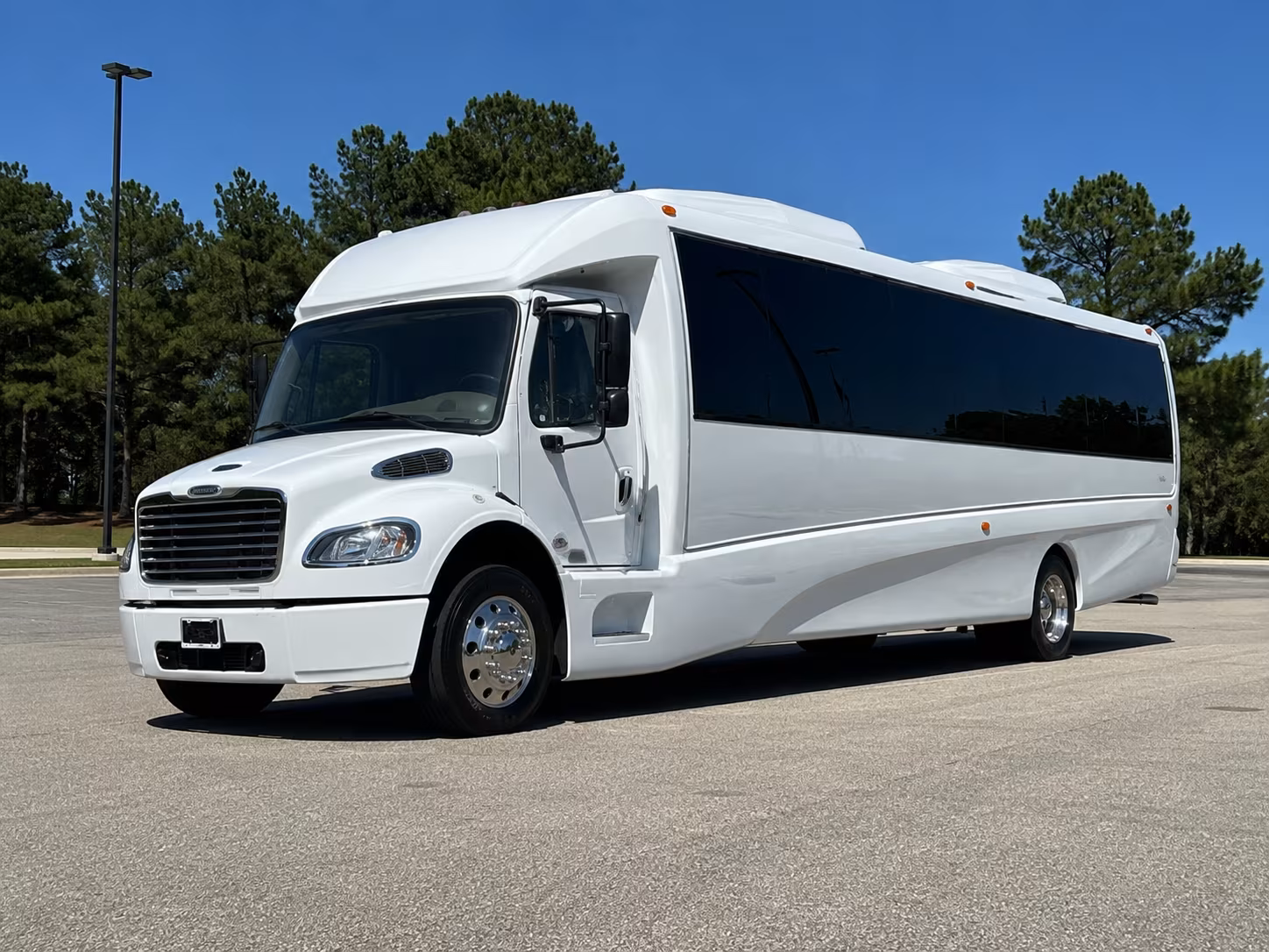 Durham Concert & Music Festival Transportation party bus exterior