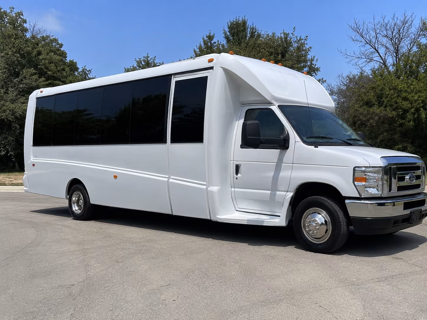 Durham Concert & Music Festival Transportation party bus exterior