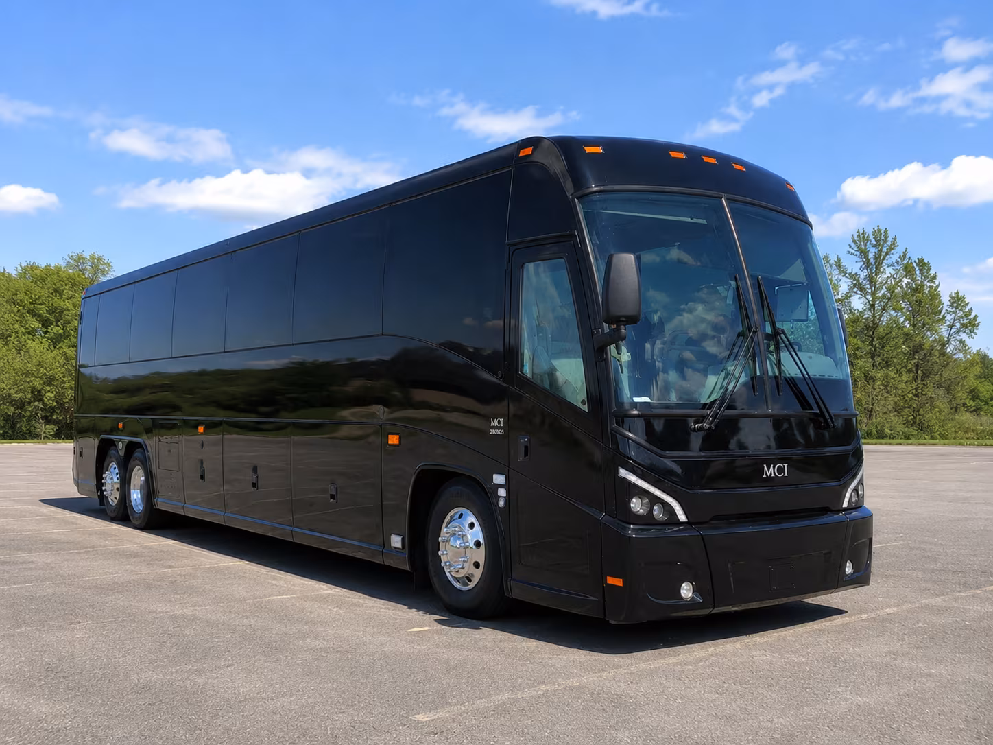 Durham Corporate Transportation party bus exterior