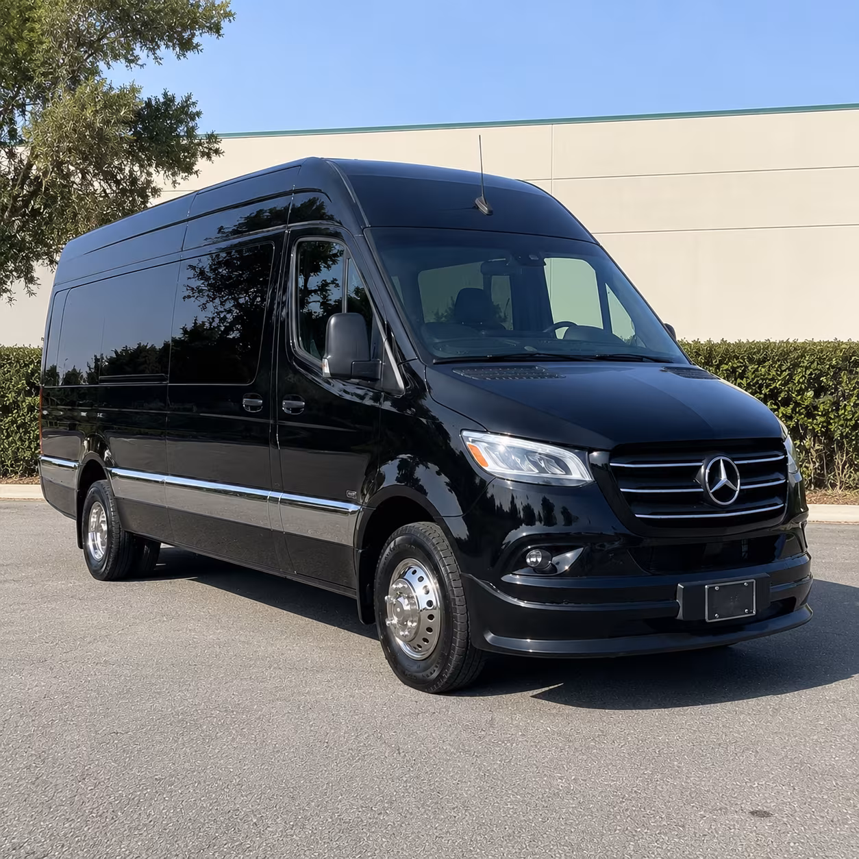 Durham Corporate Transportation party bus exterior