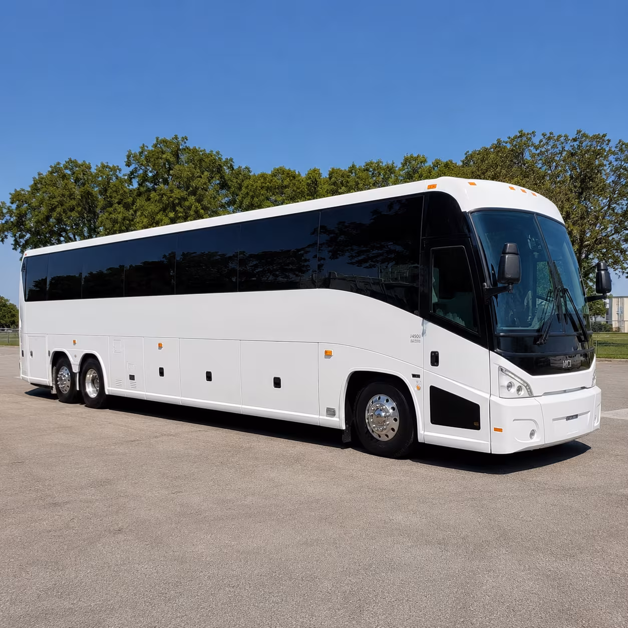 Durham Corporate Transportation party bus exterior