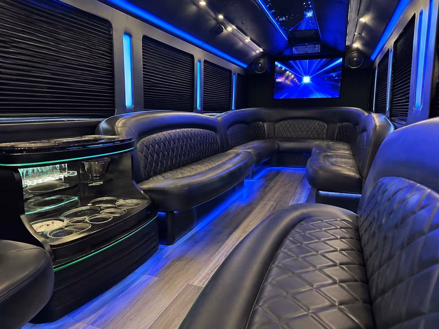Durham Private Event Transportation onboard seating