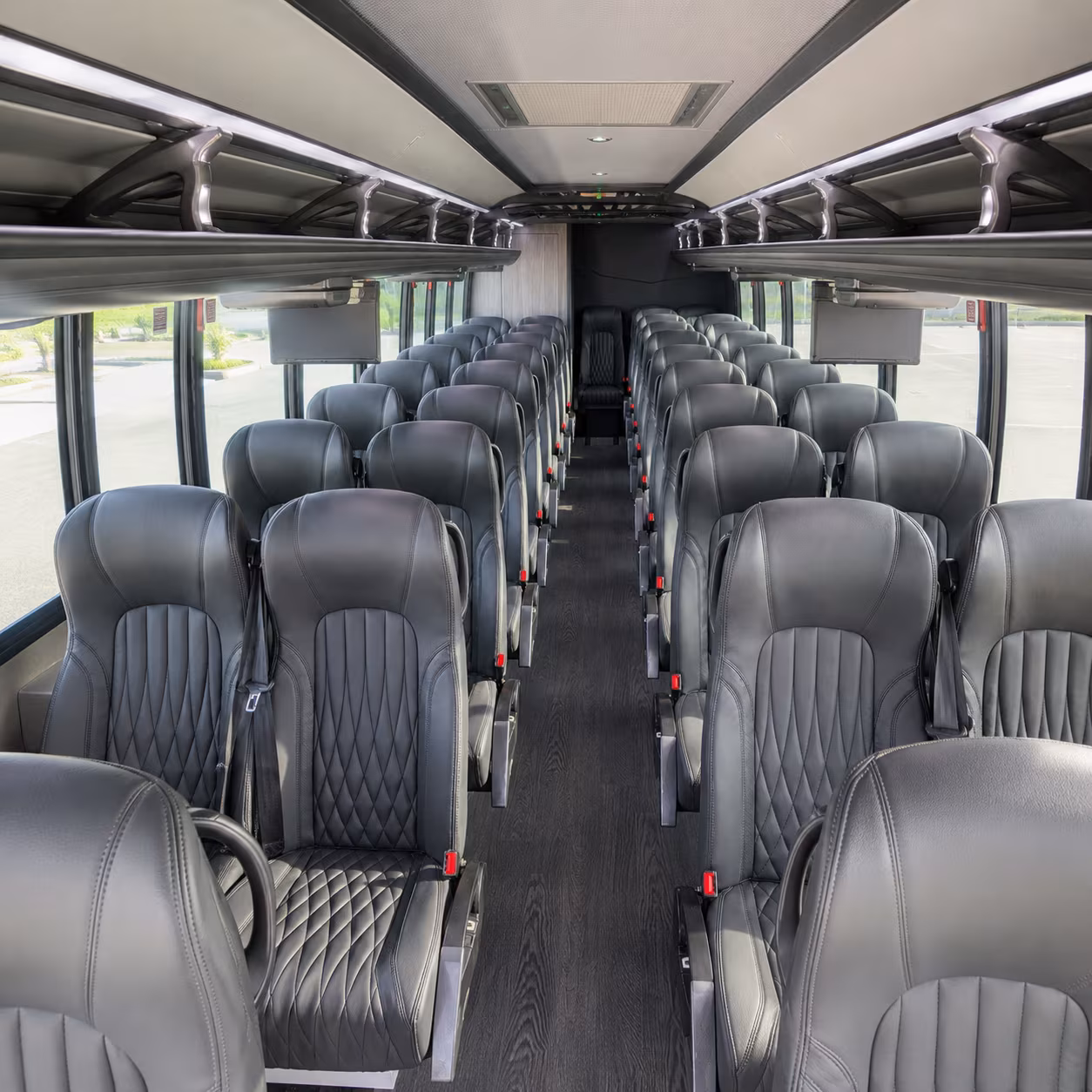 Durham School Event Transportation party bus exterior