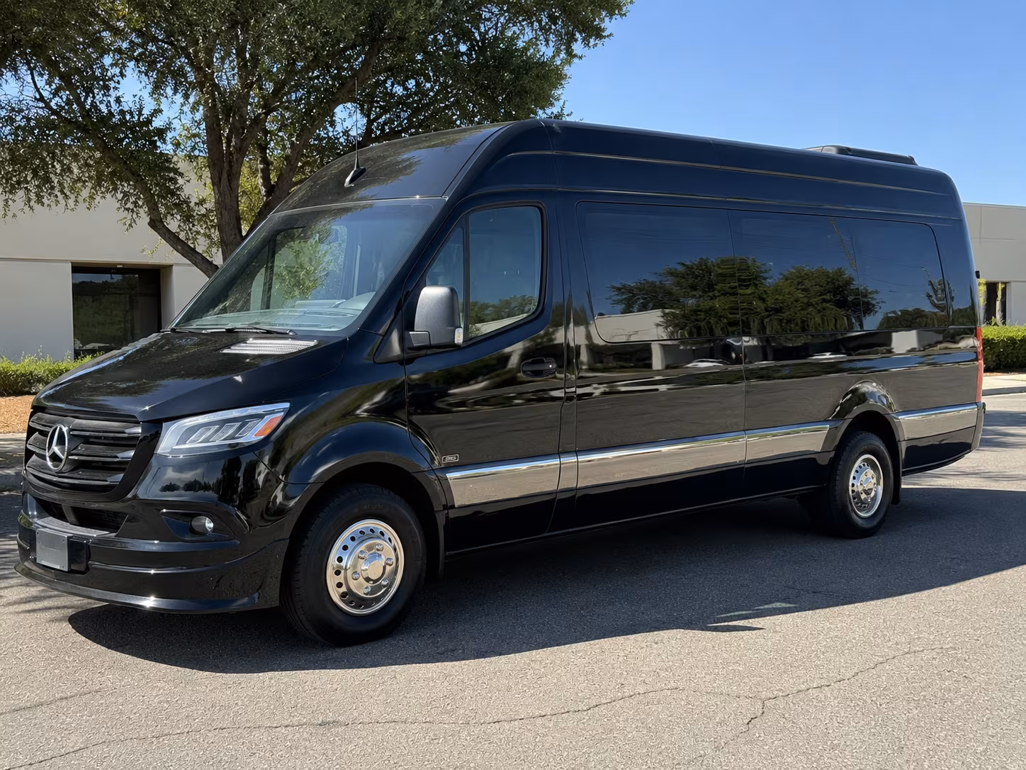 Durham School Event Transportation party bus exterior