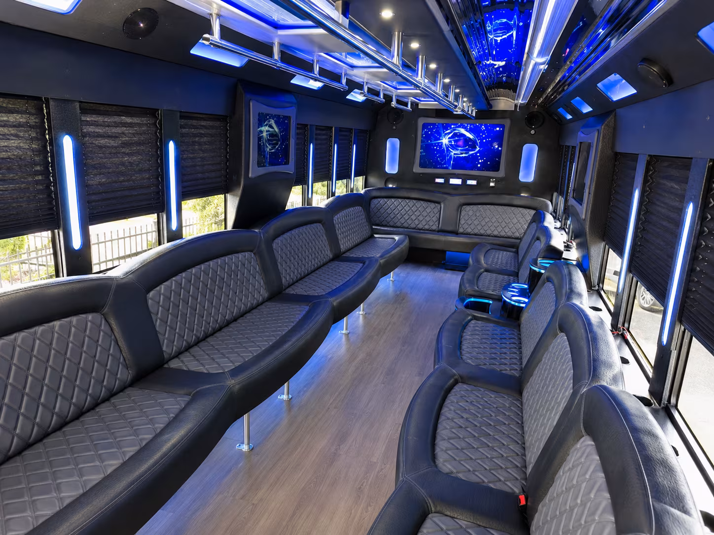 Durham Sporting Event Transportation onboard seating